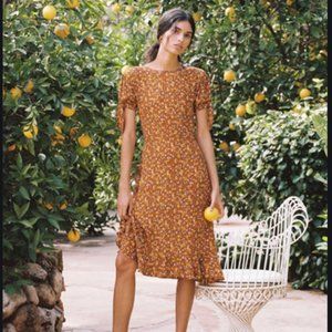 Faithfull the Brand Emilia Midi Dress, NWT, XS